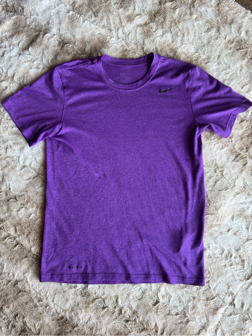 Nike Purple Short Sleeve Dri-FIT Tee